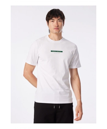 Jack & Jones Bisiklet Yaka Beyaz Erkek T-Shirt