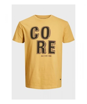 Jack & Jones Erkek % 100 Pamuk T Shirt