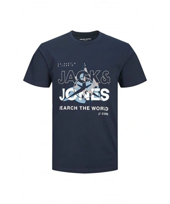 Jack & Jones Erkek Baskılı Tişört