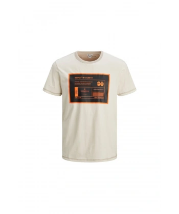 Jack & Jones Erkek Baskılı Tişört