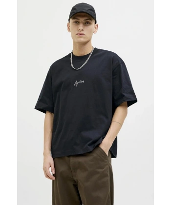 Jack & Jones Erkek Siyah Tişört