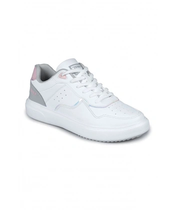 Jump Kadın Beyaz Pembe Somon Sneaker Spor Ayakkabı