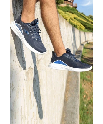 JUMP Mavi Erkek Günlük Rahat Yazlık Yürüyüş Koşu Sneaker Spor Ayakkabı