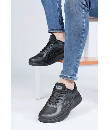 Jump Siyah Erkek Sneaker Günlük Spor Ayakkabı