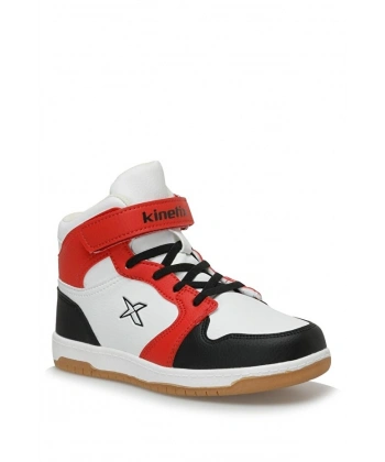 Kinetix Beyaz Erkek Çocuk High Sneaker