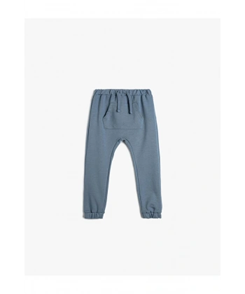 Koton Basic Jogger Eşofman Altı Kanguru Cepli Beli Bağlamalı