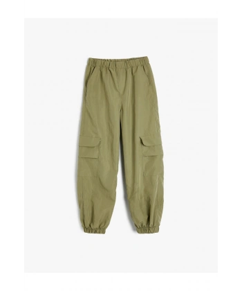 Koton Basic Kargo Jogger Pantolon Beli Lastikli Cepli