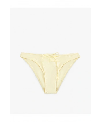 Koton Drape Detaylı Fiyonklu Parlak Bikini Altı