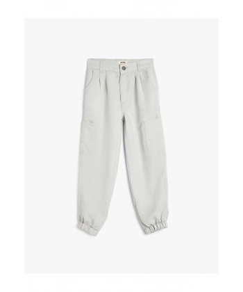 Koton Jogger Pantolon Kargo Cepli Düğme Detaylı