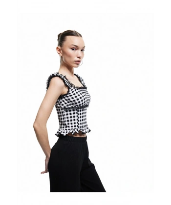Koton Kadın Crop Bluz