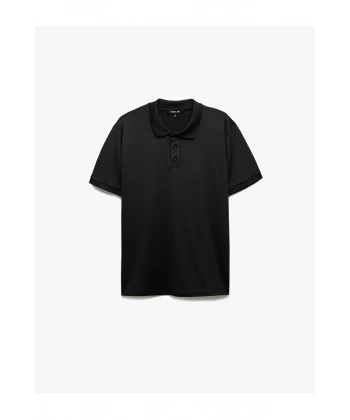 Koton Kısa Kollu Regular Fit Basic Polo Yaka Spor Tişört