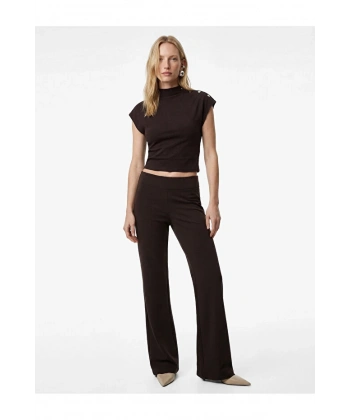 Koton Modal Karışımlı Slim Fit İspanyol Paça Tayt