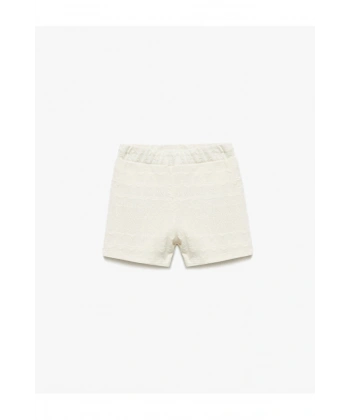 Koton Regular Fit Dokulu Şort