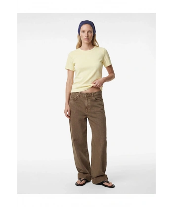 Koton Slim Fit Pamuklu Kısa Kollu Bisiklet Yaka Basic Tişört