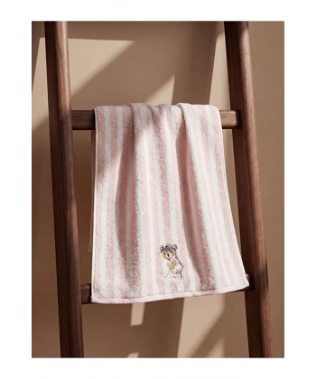 LC Waikiki Ayı Nakışlı Yüz Havlusu 50x80 cm