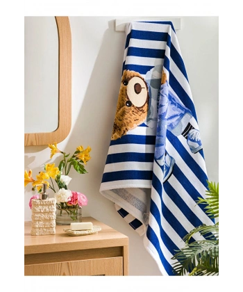 LC Waikiki Ayı Teddy Baskılı Plaj Havlusu 70x150 cm