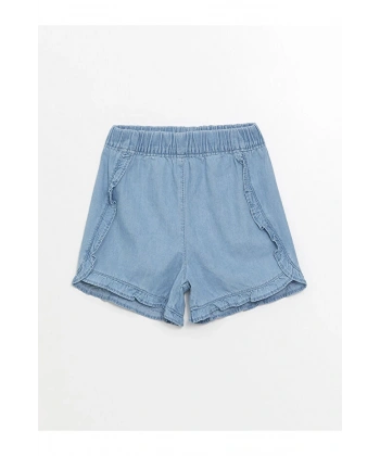 LC Waikiki Basic Kız Bebek Jean Şort