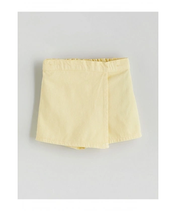 LC Waikiki Basic Kız Çocuk Denim Görünümlü Şort Etek