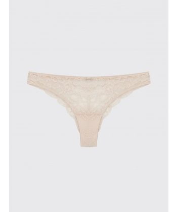 LC Waikiki Bej Dantelli Brazilian Külot