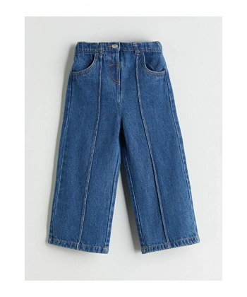 LC Waikiki Beli Ayarlanabilir Kız Çocuk Jean Pantolon