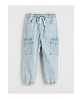 LC Waikiki Beli Lastikli Erkek Çocuk Jogger Jean Pantolon
