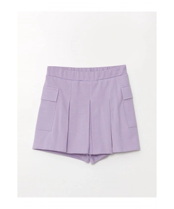 LC Waikiki Beli Lastikli Kız Çocuk Şort Etek