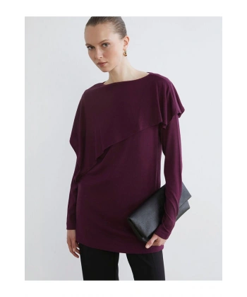 LC Waikiki Bisiklet Yaka Oversize Kadın Tunik