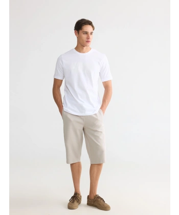 LC Waikiki Erkek Classic Bej Regular Fit Şort