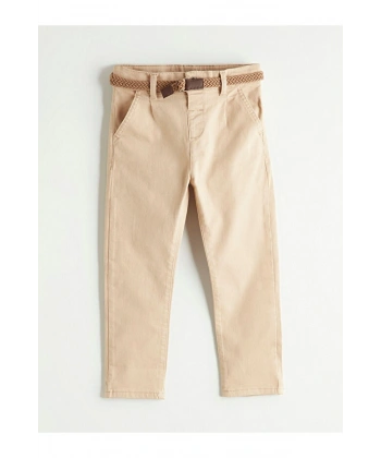 LC Waikiki Erkek Çocuk Bej Gabardin Pantolon