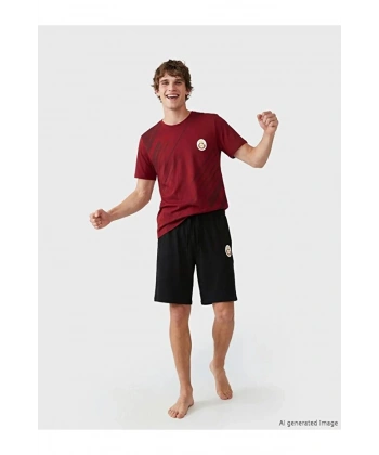 LC Waikiki Erkek Şortlu Pijama Takımı