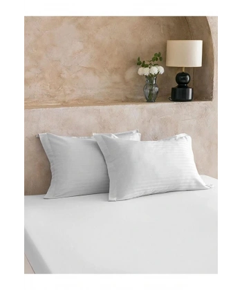LC Waikiki Gri Yastık Kılıfı 2 li 50x70 Cm