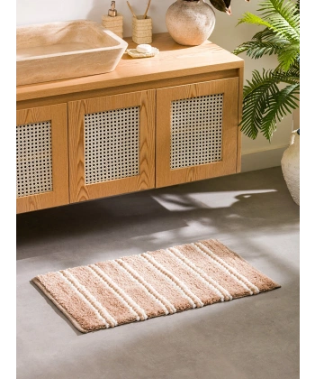 LC Waikiki HOME Bej Pelüş Banyo Paspası 50x80 Cm