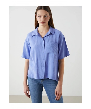 LC Waikiki Kadın Classic Loose Fit Gömlek