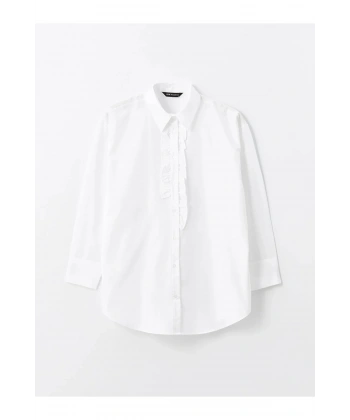LC Waikiki Kadın Modest Düz Poplin Gömlek Tunik