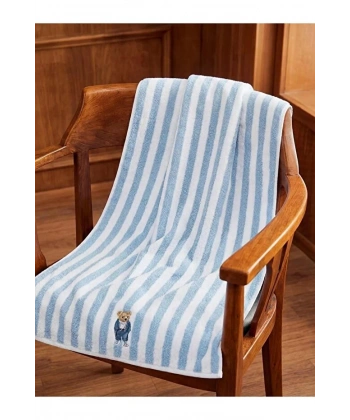 LC Waikiki Karışık Ayı Nakışlı Pamuk Banyo Havlusu 70x140 Cm