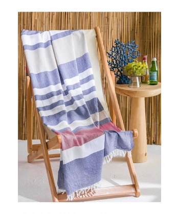 LC Waikiki Karışık Çizgi Desenli Peştamal Havlu 90x165 Cm