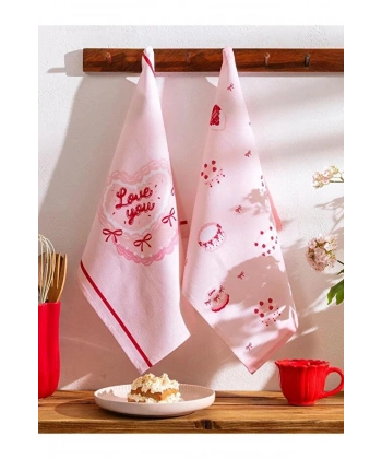 LC Waikiki Karışık Desenli Kurulama Bezi 2 li