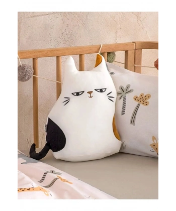 LC Waikiki  Karışık Kedi Figürlü Pelüş Bebek Kırlent 35 Cm