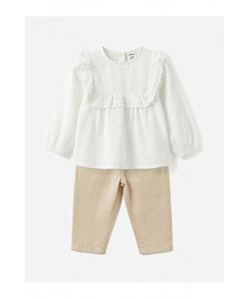 LC Waikiki Kız Bebek Bluz ve Pantolon