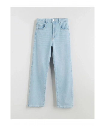 LC Waikiki Mavi Basic Kız Çocuk Jean Pantolon