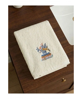LC Waikiki Nakışlı Yüz Havlusu 50x80 cm