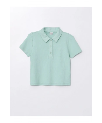 LC Waikiki Polo Yaka Kısa Kollu Kız Çocuk Tişört