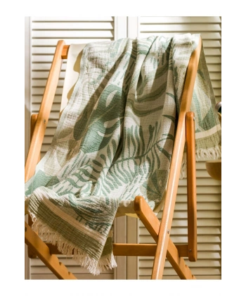 LC Waikiki Yeşil Saçaklı Peştamal Havlu 90x165 cm
