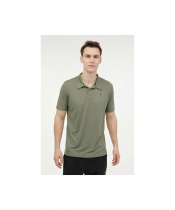 Lumberjack Erkek Haki Klasik Yaka Polo Tişört