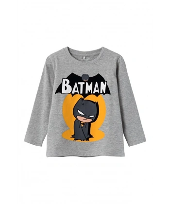 NAME IT Bisiklet Yaka Baskılı Erkek Çocuk Sweatshirt