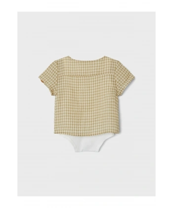 NAME IT Erkek Bebek Pamuklu T-shirt Body