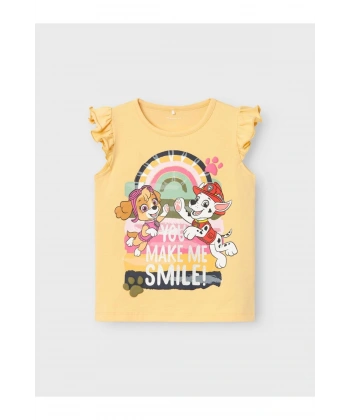 NAME IT Kız Çocuk Baskılı T-Shirt