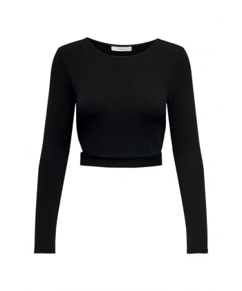 ONLY Uzun Kollu Cropped Top Bluz