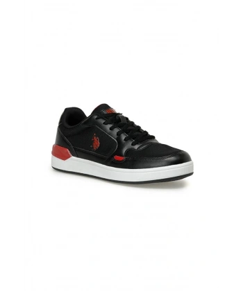 U.S. Polo Assn. Erkek Siyah Sneaker