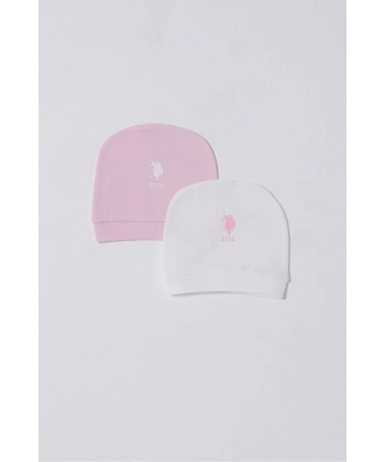 U.S. Polo Assn. Kız Bebek Pembe Şapka